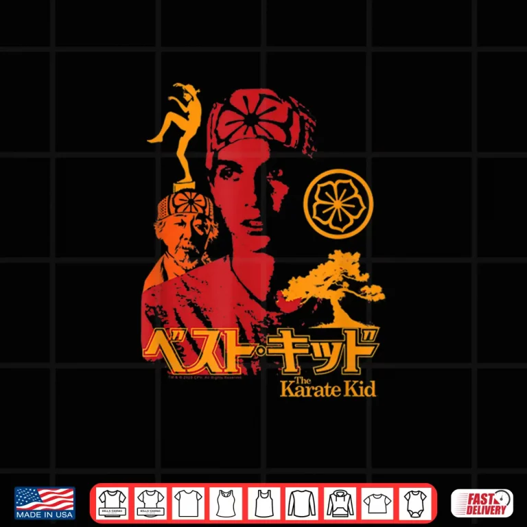 Design Iconic Professional Design The Karate Kid Movie Graphic Shirt