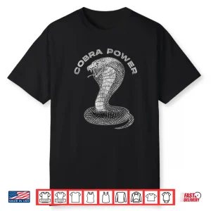 King Cobra Power Snake Muscle Car Karate Vintage Distressed Shirt