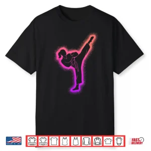 Professional Aesthetic Karate Martial Arts Modern Graphic Apparel Shirt
