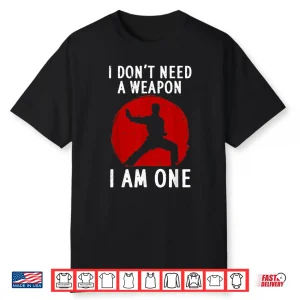 Professional Athletic Karate Black Belt Martial Arts Humor Shirt