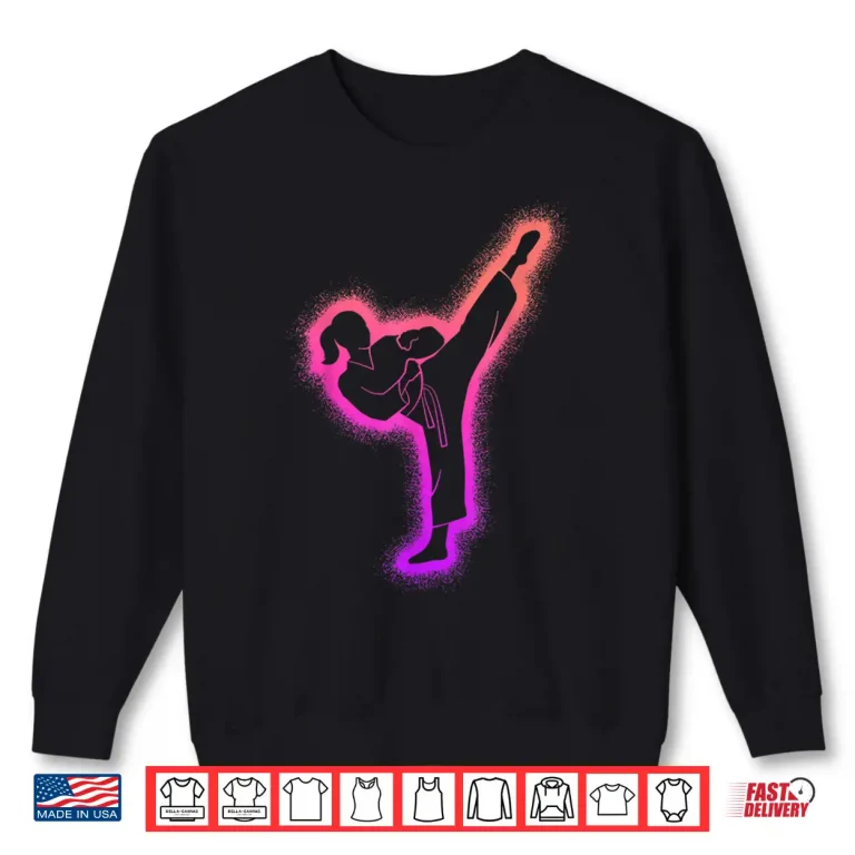Sweatshirt Professional Aesthetic Karate Martial Arts Modern Graphic Apparel Shirt