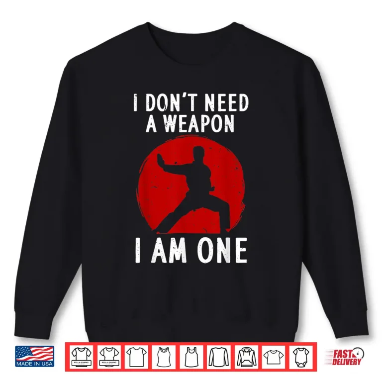 Sweatshirt Professional Athletic Karate Black Belt Martial Arts Humor Shirt