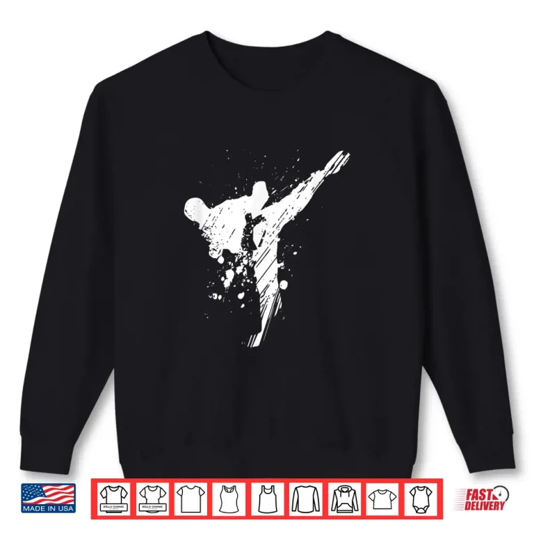 Sweatshirt Professional Athletic Karate Modern Minimalist Graphic Apparel Shirt