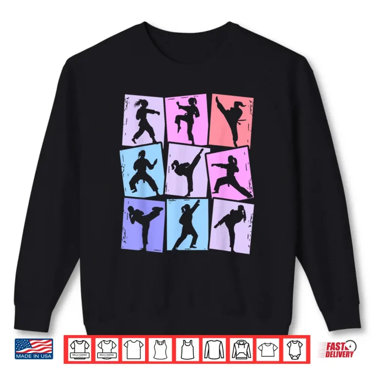 Sweatshirt Professional Athletic Taekwondo Karate Martial Arts Modern Graphic Shirt