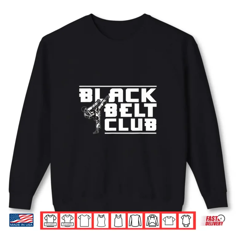 Sweatshirt Professional Club Karate Black Belt Modern Graphic Apparel Shirt