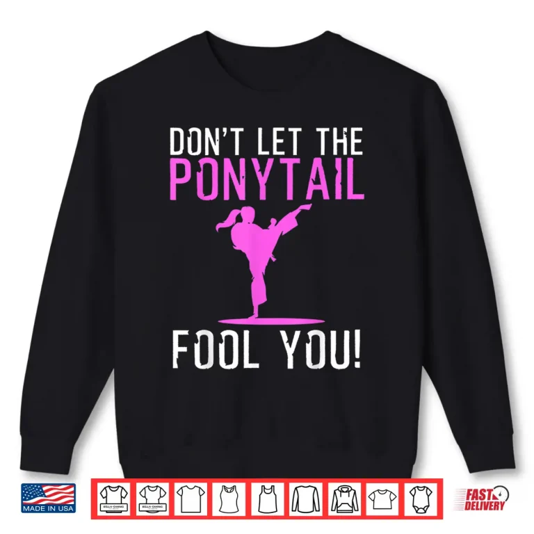 Sweatshirt Professional Kick Design Karate Martial Art Modern Humor Shirt