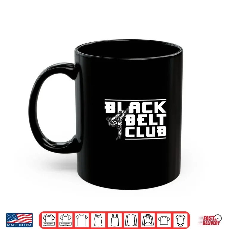 Mug Professional Club Karate Black Belt Modern Graphic Apparel Shirt