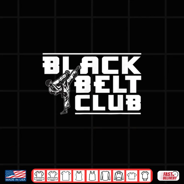 Design Professional Club Karate Black Belt Modern Graphic Apparel Shirt