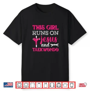 Religion Faith Design Taekwondo Woman Karate Christian Shirt