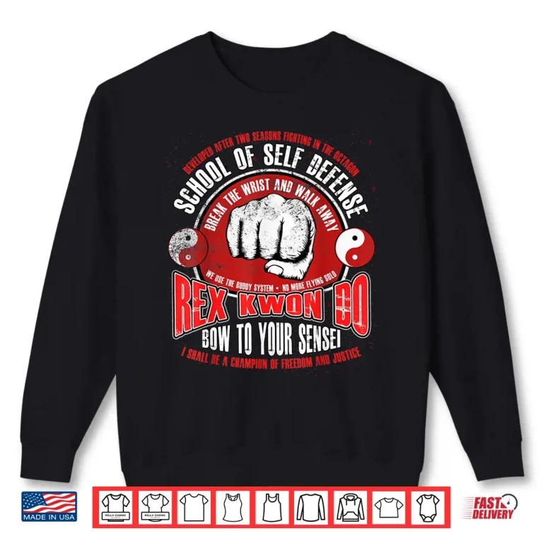Sweatshirt Rex Kwon Do Karate Martial Arts Professional Retro Humor Shirt