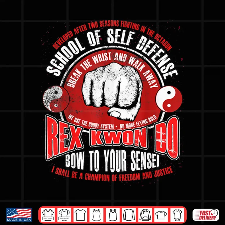 Design Rex Kwon Do Karate Martial Arts Professional Retro Humor Shirt