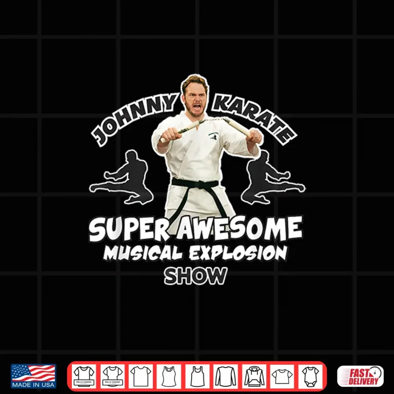 Design Johnny Karate Moves To Success Two Sided Parks and Recreation Shirt