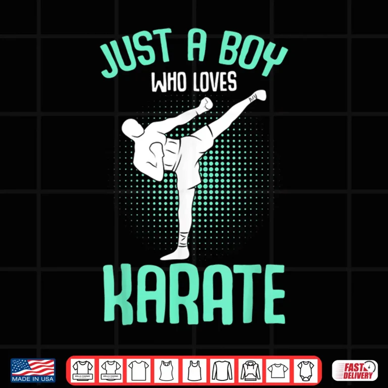 Design Just A Person Who Loves Karate Youth Modern Graphic Shirt