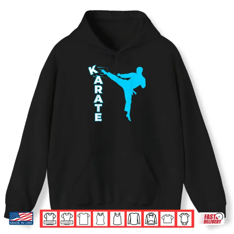 Hoodie Kick Design Karate Martial Arts Youth Professional Shirt