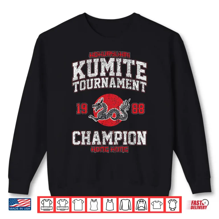 Sweatshirt Kumite Tournament Viral Champion Karate Retro Vintage Shirt