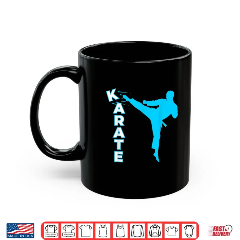 Mug Kick Design Karate Martial Arts Youth Professional Shirt