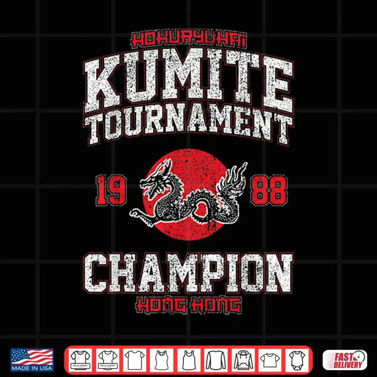 Design Kumite Tournament Viral Champion Karate Retro Vintage Shirt