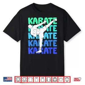 Professional Aesthetic Karate Youth Modern Graphic Apparel Shirt