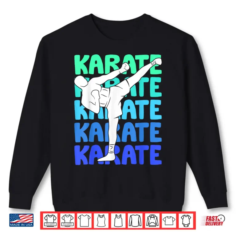 Sweatshirt Professional Aesthetic Karate Youth Modern Graphic Apparel Shirt