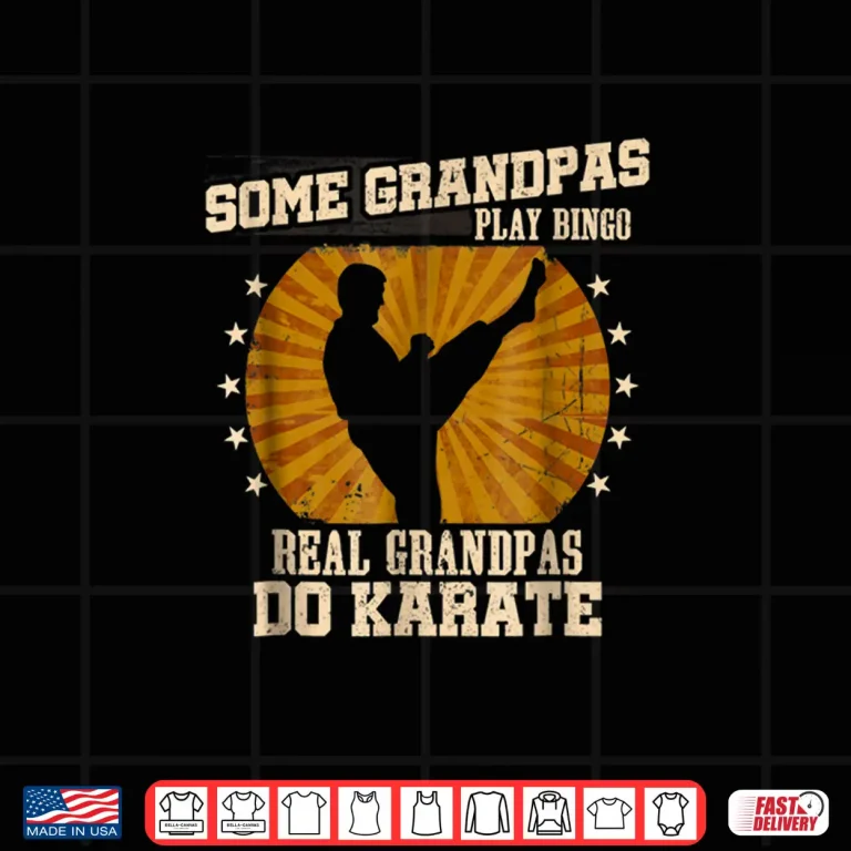 Design Parent Professional Karate Grandpa Real Grandparents Identity Shirt