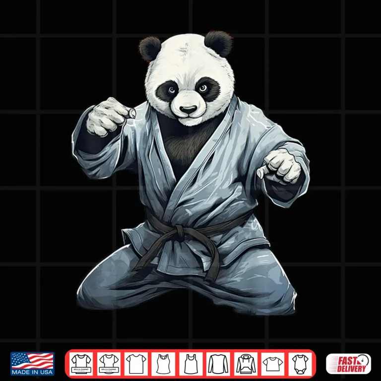 Design Panda Kung Fu Taekwondo Martial Arts Judo Jujutsu Shirt