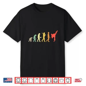 Professional Evolution Gift Karateka Retro Vintage Shirt