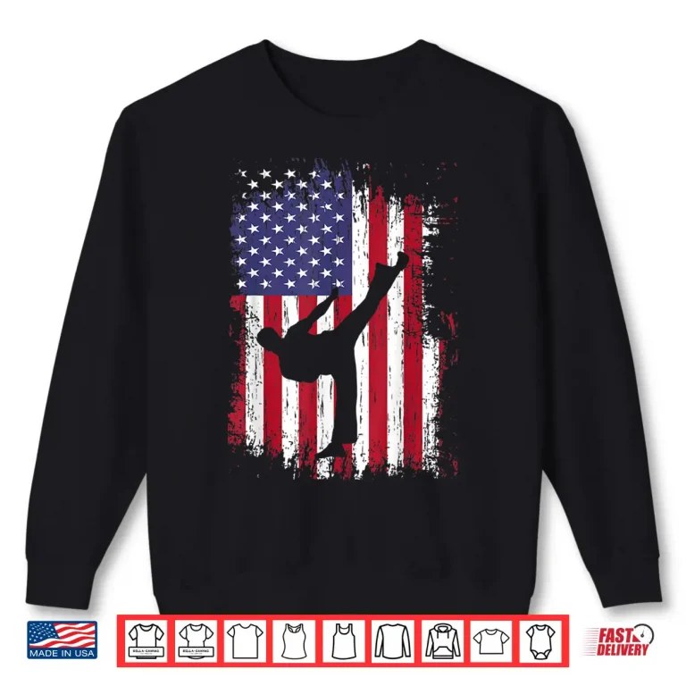Sweatshirt Professional Athletic Karate Funny Taekwondo Graphic Apparel Shirt