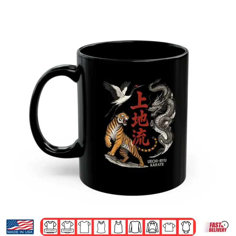 Mug Professional Athletic Uechi Ryu Karate Modern Graphic Apparel Shirt