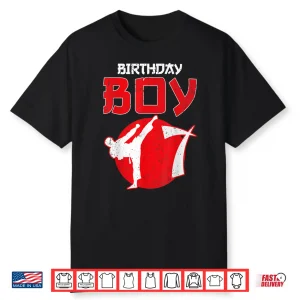Seventh Birthday Karate Taekwondo Youth Martial Arts Shirt
