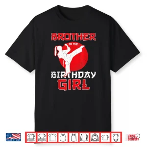 Sibling Of The Birthday Karate Taekwondo Youth Martial Arts Shirt