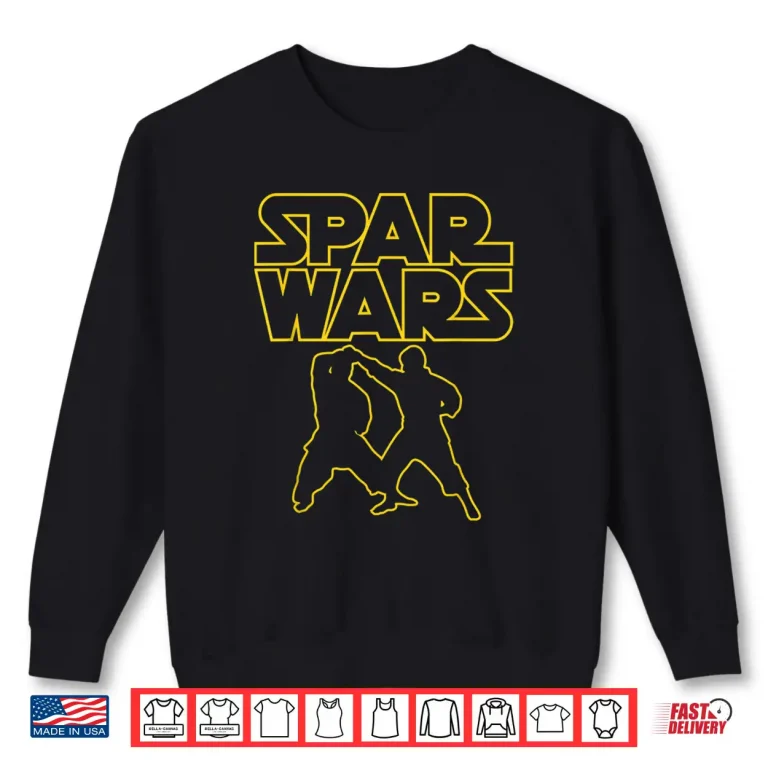 Sweatshirt Spar Wars Funny Sparring Martial Arts Taekwondo Karate Shirt