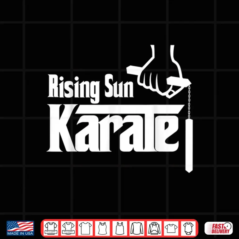 Design Rising Sun Nunchuck Karate Professional Athletic Graphic Shirt
