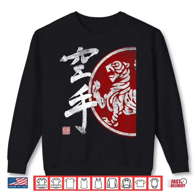 Sweatshirt Tiger Symbol Dojo Training Budo Bushido Shotokan Karate Shirt