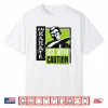 Use With Caution Black And Green Hai Karate Aftershave Retro Shirt