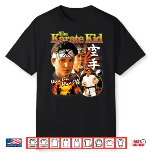 Wax On Wax Off Karate Kid Professional Movie Graphic Shirt