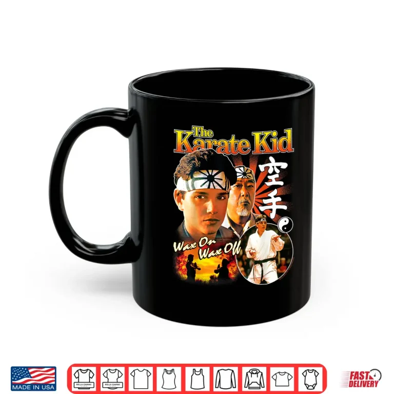 Mug Wax On Wax Off Karate Kid Professional Movie Graphic Shirt