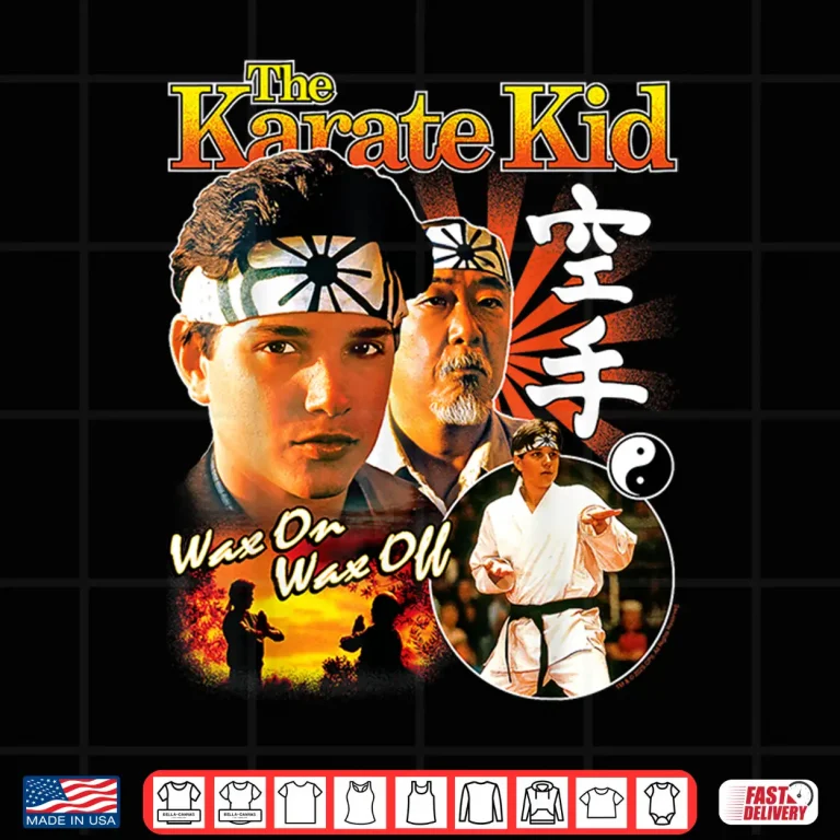 Design Wax On Wax Off Karate Kid Professional Movie Graphic Shirt