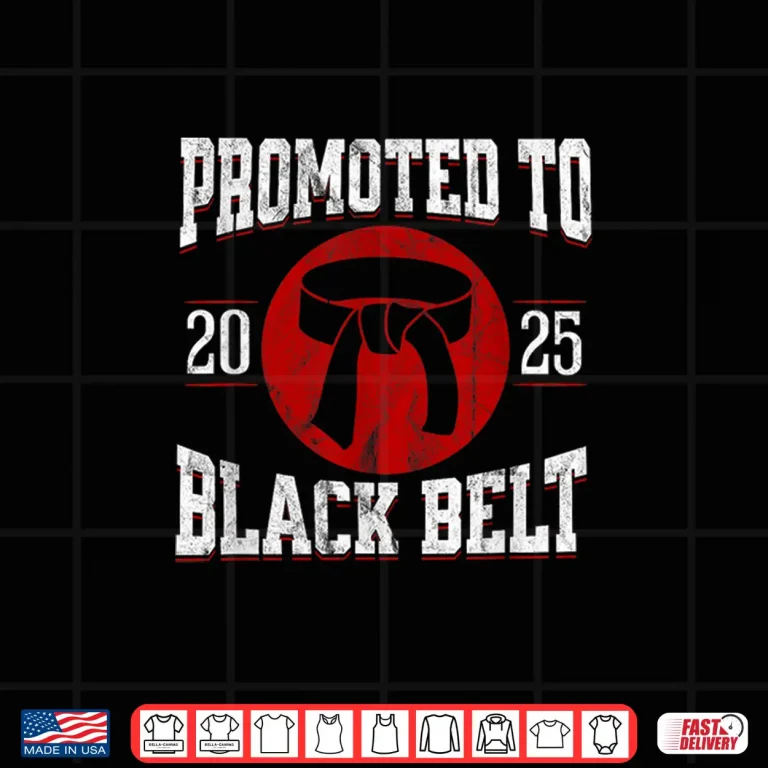 Design Twenty Twenty Five Black Belt Achievement Tang Soo Do Karate Taekwondo Shirt