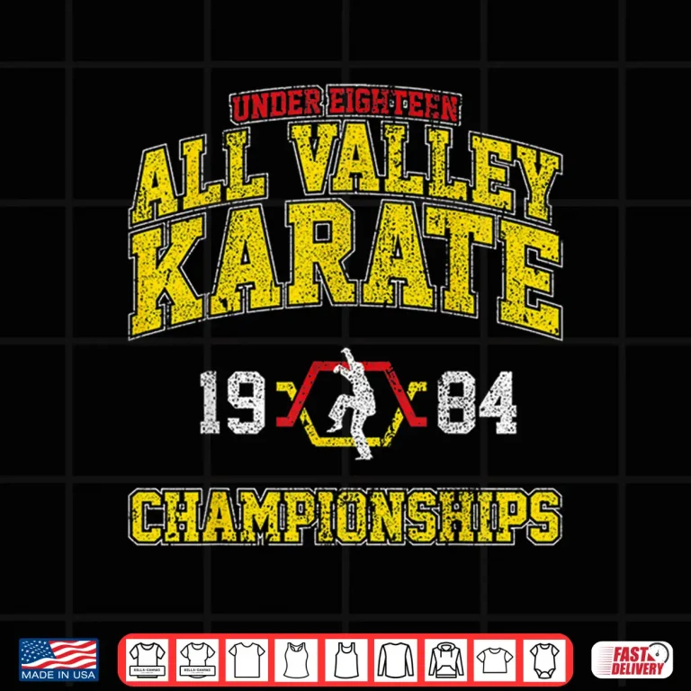 Design All Valley Championships The Karate Kid Professional Retro Vintage Shirt