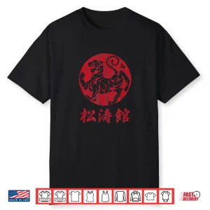 Calligraphy Year Tiger Symbol Karate Shotokan Martial Arts Shirt