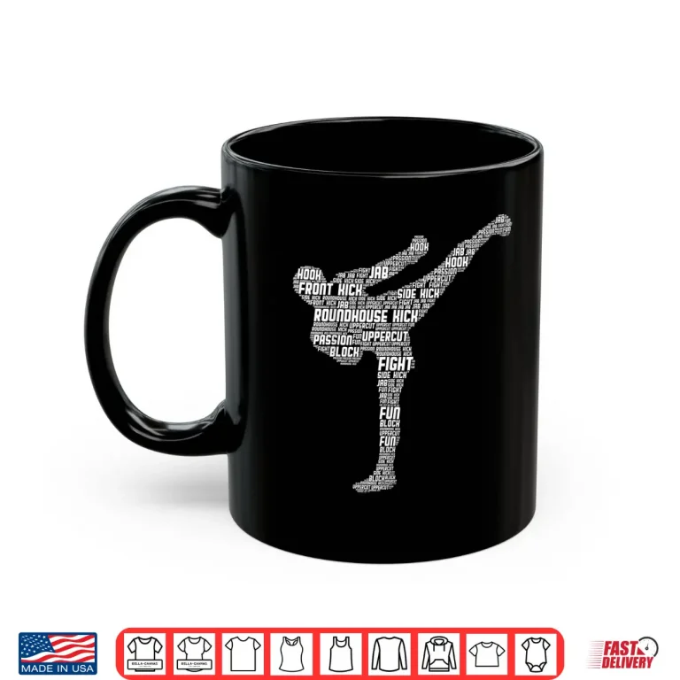 Mug Kickboxer Professional Kickboxing Karate Modern Graphic Apparel Shirt