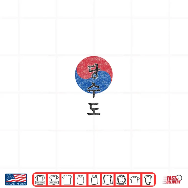 Design Korean Style Training Symbol Tang Soo Do Karate Graphic Shirt