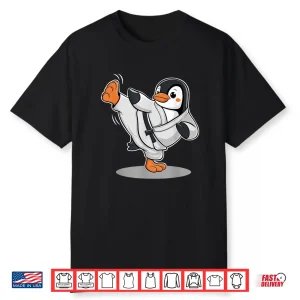 Penguin Martial Arts Judo Taekwondo Karate Penguin Animal Shirt