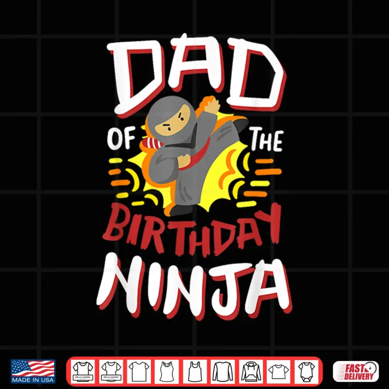 Design Parent Of The Birthday Ninja Karate Kids Party Family Shirt
