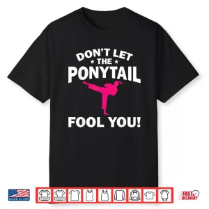 Professional Kickboxing Design Karate Black Belt Youth Humor Shirt