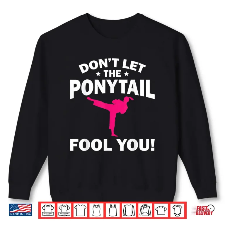 Sweatshirt Professional Kickboxing Design Karate Black Belt Youth Humor Shirt