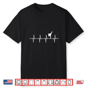 Pulse Heartbeat Design Karate Martial Arts Professional Graphic Shirt