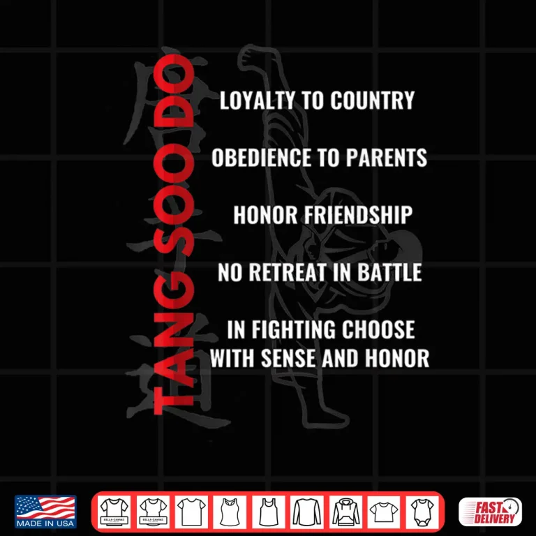 Design Professional Training Tang Soo Do Martial Arts Karate Gift Shirt