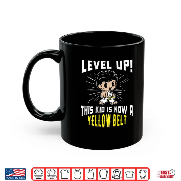 Mug Uniform Yellow Belt Award Karate Professional Youth Gift Shirt
