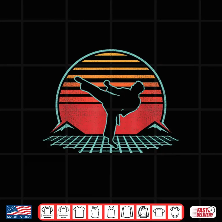 Design Eighties Style Professional Karate Retro Vintage Graphic Shirt